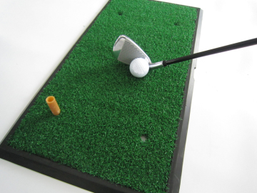 Rubber Base Dark Green Golf Hitting Mat