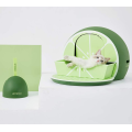 Green Lemon Covered Cat Litter Box with Lid