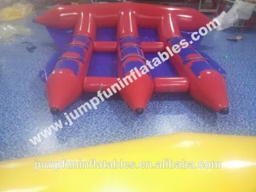 9 seaters Inflatable Flyfish/PLATO 0.9mm PVC Inflatable Fly Fish/9 persons Banana Boat Flyfish for sale