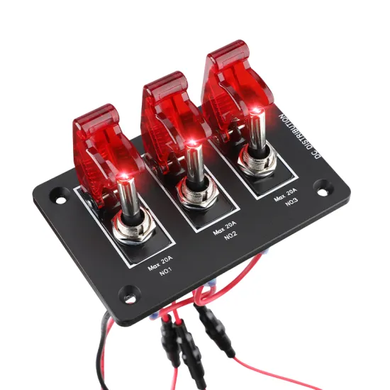 Factory supply 120A Red Cover ON/Off Toggle car switch Automotive Car Marine Boat RV Camper 12v off road switch panel