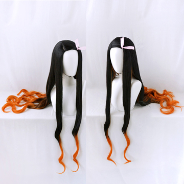 Nezuko Kamado Cosplay Wig - Fading Color Ombre Version