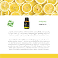 Organic therapeutic grade lemon oil for medicine