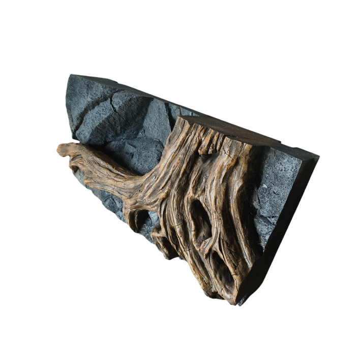 Painel de fundo das raízes de árvores criativas