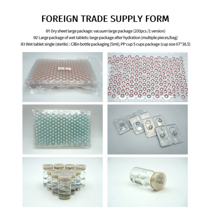 Helps produce contact lenses in large quantities