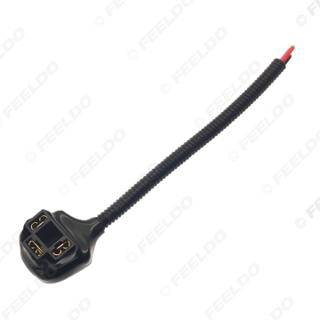 Auto Headlight Lamp Wiring Socket Adapter H4 Female Connector Plugs for LED/HID Lights
