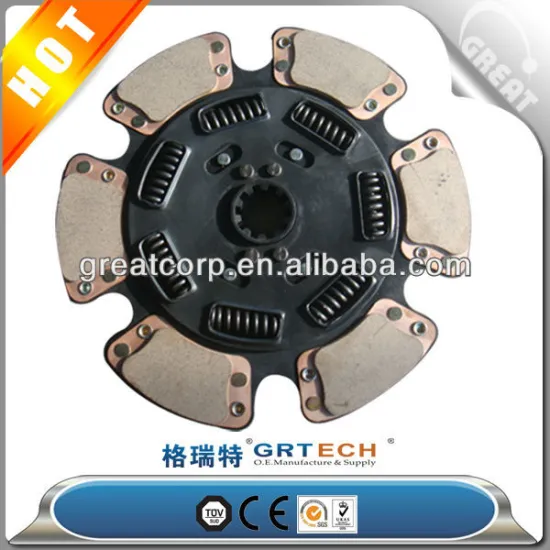 High quality clutch plate with clutch buttons for mack truck CD128541