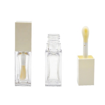Square Lip Tint Container with Big Flock Applicator