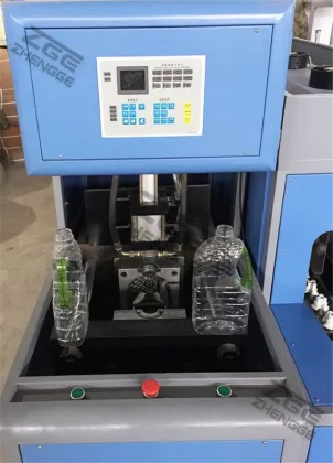 Semi Automatic Rotational Plastic Blow Molding Machine / 5L Bottle Blowing Machine