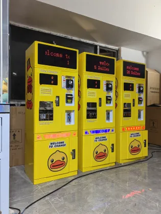Hongyi Low Price Amusement Park Coin Exchanger Machines