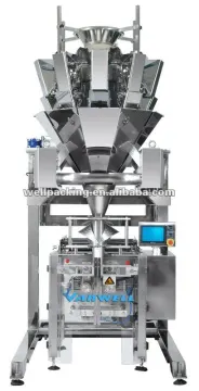 VFFS vertical 10 head weigher tomatoe paste bag sealing and packing machine