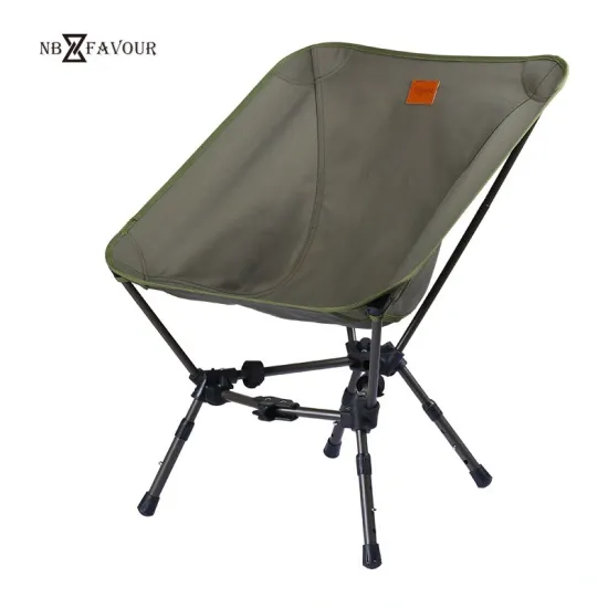 Beach Portable Folding Adjustable Moon Camping Chair for Adults