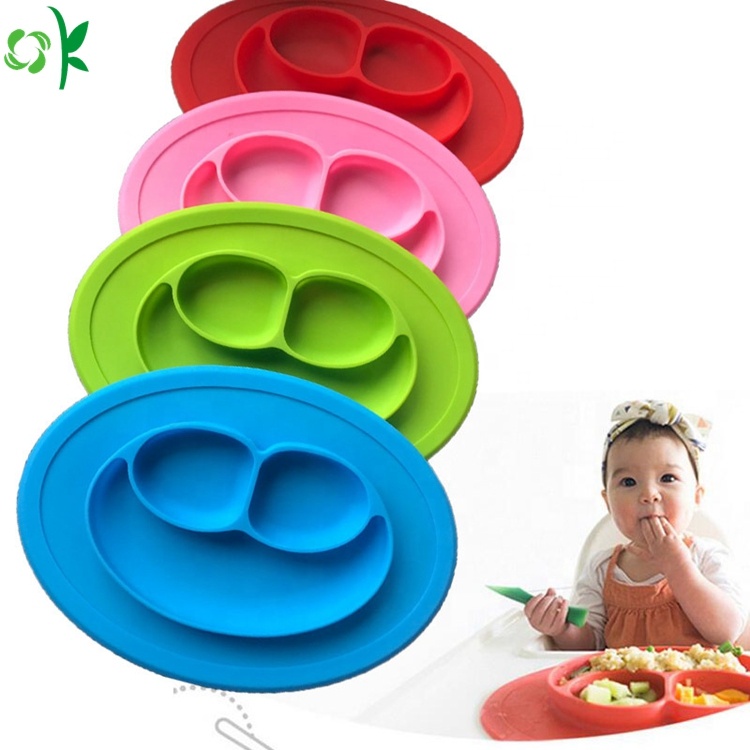 Silicone Plate for Baby Cute Smile