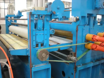 High speed STS coil cut to length machine