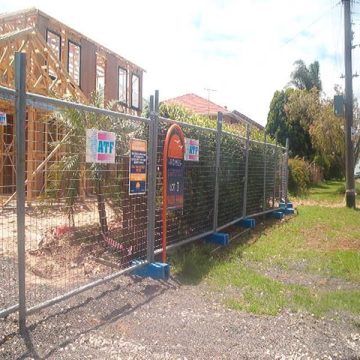 Construcción soldada retráctil al aire libre seguridad construcción temporal