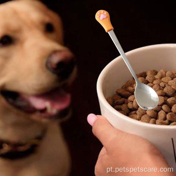 Pet pode capa de comida de gato aço inoxidável durável