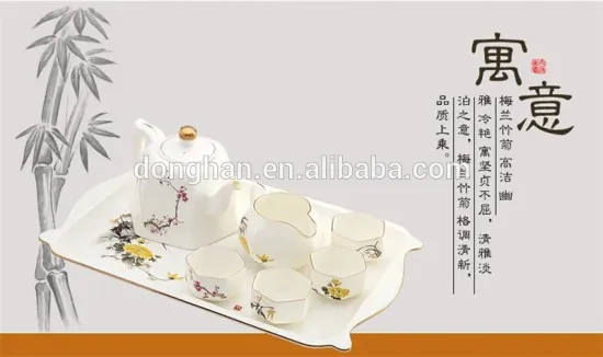 high quality wholesale morden ceramic tea set for gift