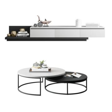 Modern TV Stand Mount Set for Living Room Furniture