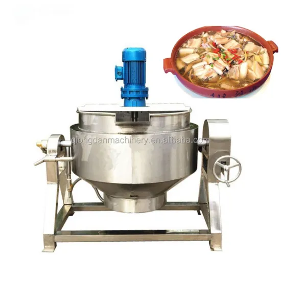 Commercial Steam Heating Soup Boiling Jacketed Pot 400L