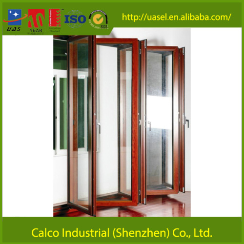 Glass interior folding doors