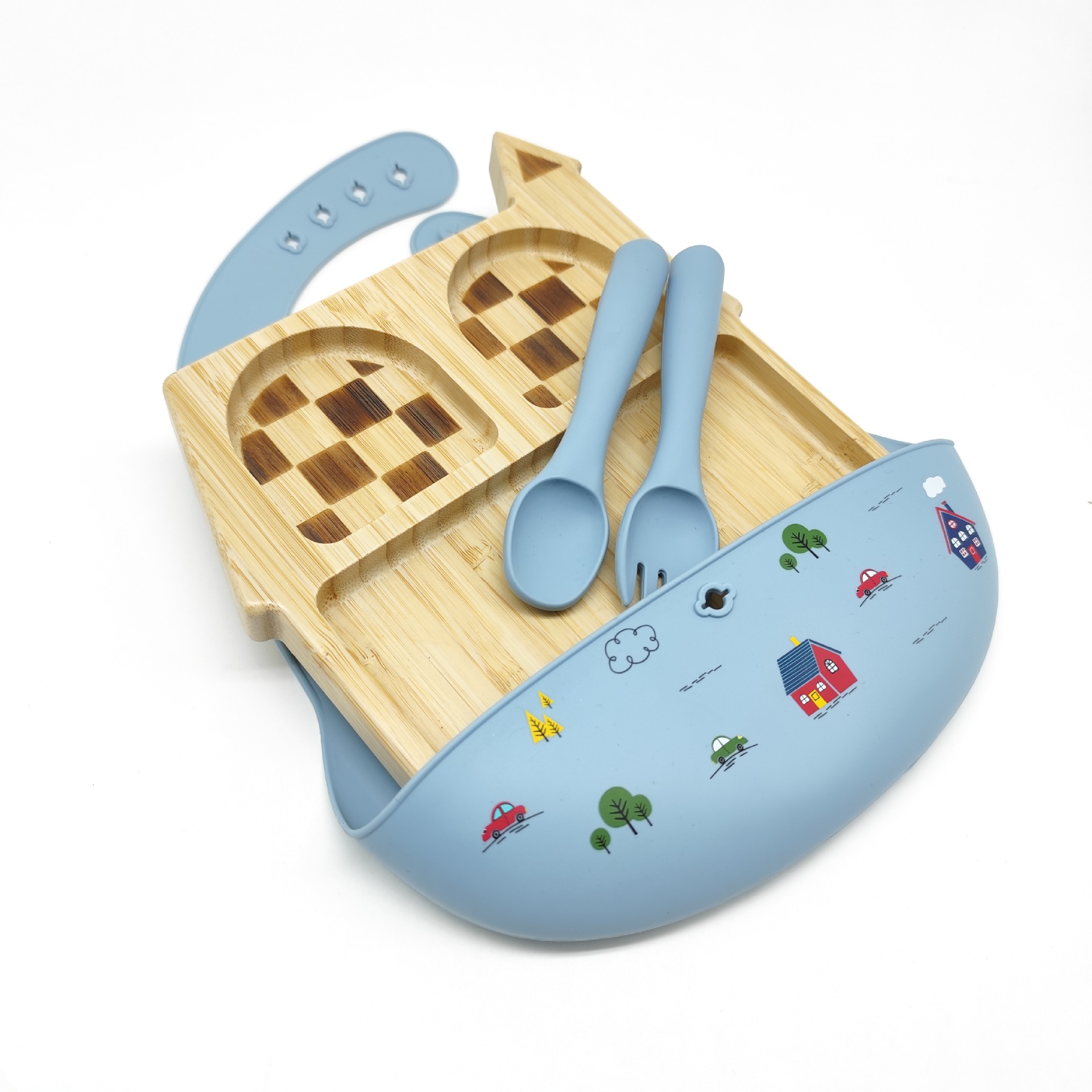 bamboo suction plate set MFZ-A001