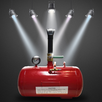 Portable Pneumatic Tire Inflator with Sealing and Spraying Function