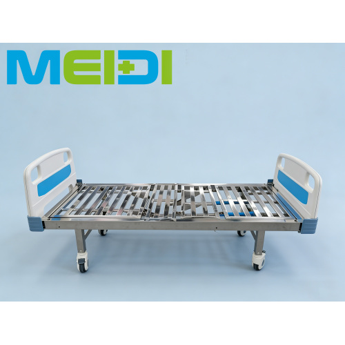 Easy-to-Clean Medical Bed with Multi-Stage Guardrails