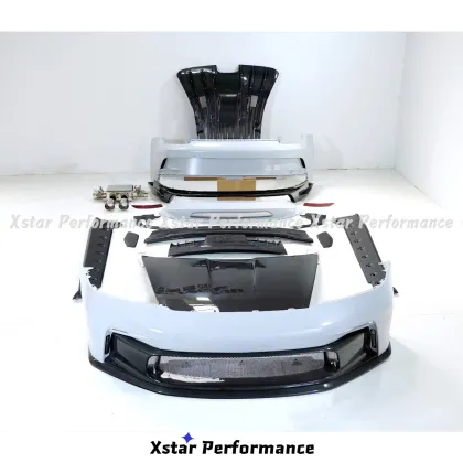 GT3-Style Dry Half Carbon Fiber Body Kit for Porsche 911 992 Carrera/Carrera S
