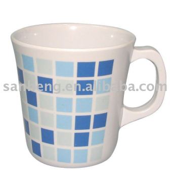 Round melamine travel coffee mug