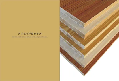 Solid Wood Ecological Decorative Panel Series