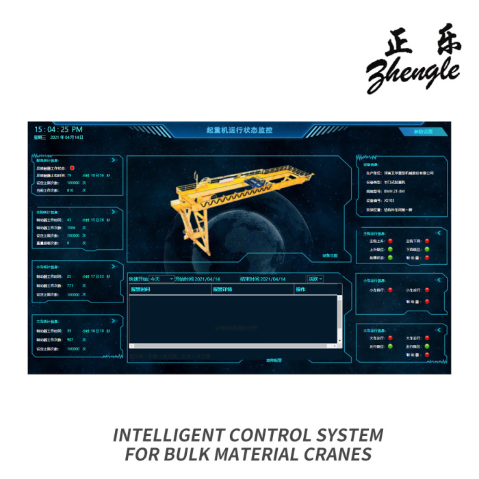 Tecnologia de controle inovadora para guindastes a granel