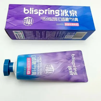 100g rose flavor Chewing gum toothpaste