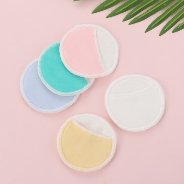 1PC Makeup Remover Cleaner Pads Bamboo Fiber Washable Three Layer Wipes Reusable Soft Cotton Nursing Towel Facial Care Tools