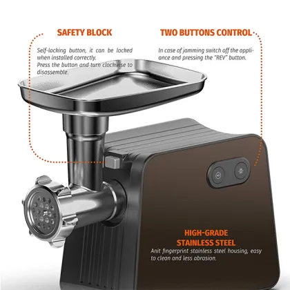 Powerful 800W Electric Household Meat Grinder & Mincer