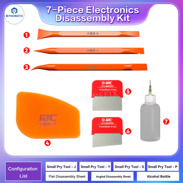 i2C 7-in-1 Mobile Phone Opening Tool Kit LCD Screen Battery Removal