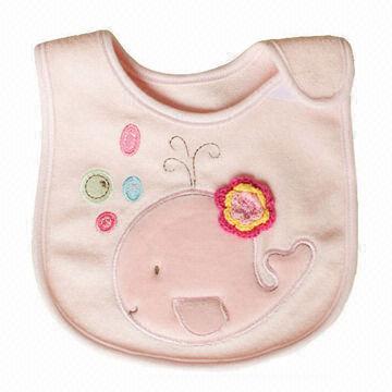 Wholesale Cotton Babies' Bib, Eco-friendly, Available in Various Styles and Colors