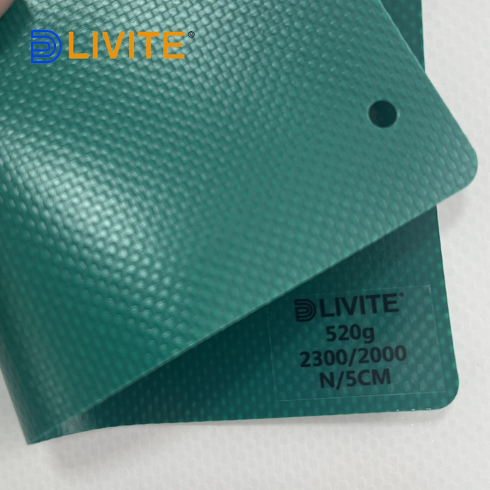 Livite 520GSM PVCファブリックターポリン