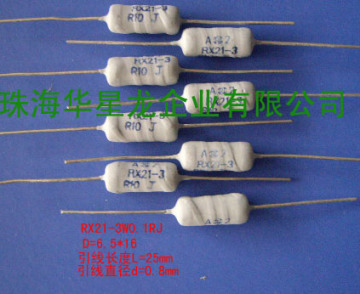 RX21 Silicon Resin coated Wire Wound Resistors