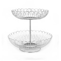 Stainless Steel Double Layer Fruit Basket