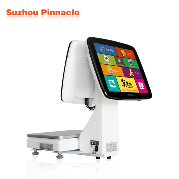 Zhongji Smart ชั่งน้ำหนักการรับรู้ AI Pos Cash Register Scale