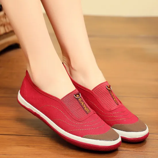 Flat bottomed fashionable casual one foot single shoe