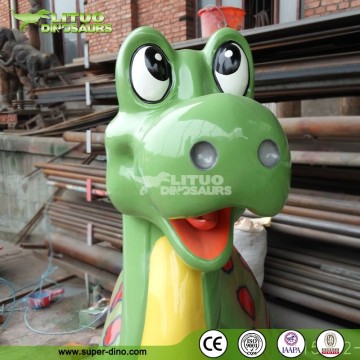 Theme Park Fiberglass Cartoon Dinosaur Statue