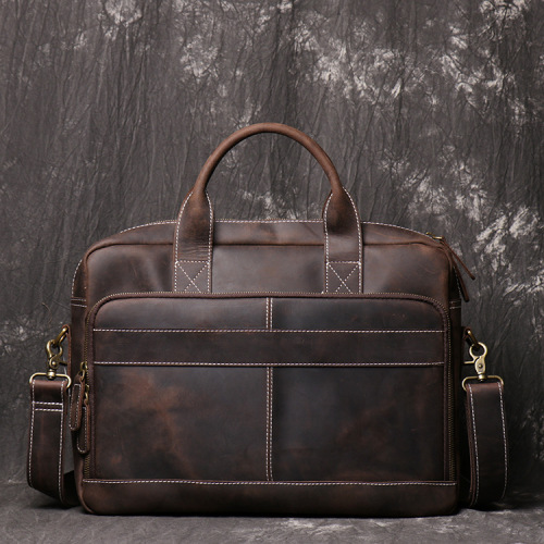 Luxury moderne authentine en cuir porte-documents pour hommes