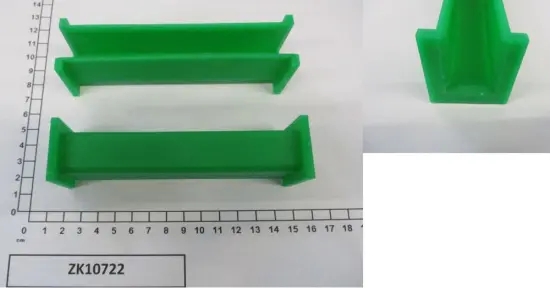 ZK10722 Green Guide Shoe Insert for KONE Elevators L=130mm