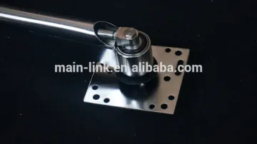 Z style wall boom counter plate
