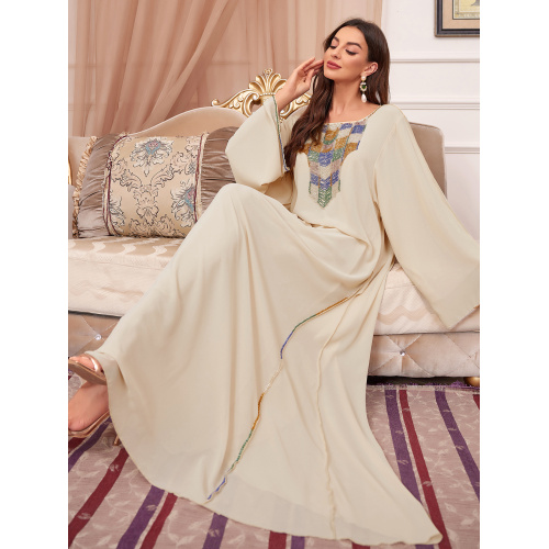 لباس ابای پروانه دوزی شیک