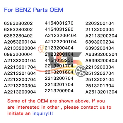 Air Suspension Compressor Pump Replacement for Mercedes GL/ML/W164/X164/GL450 - Benz