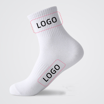 Unisex Spring Socks: Black, White, Gray Solid Color Polyester Sport Socks