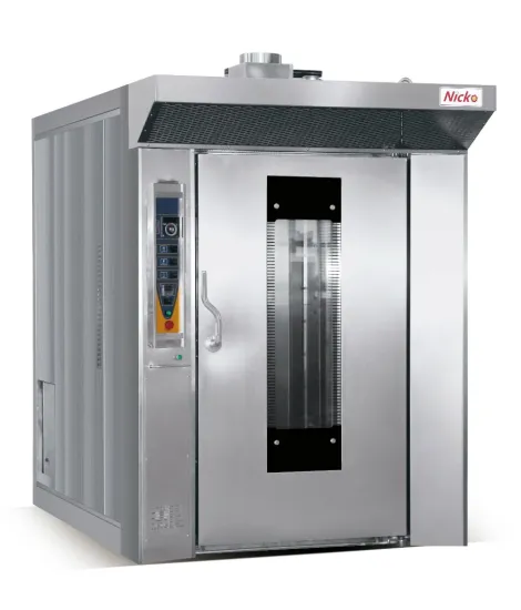 64 Trays Gas Rotary Baking Machine Oven Bread Making Machinery