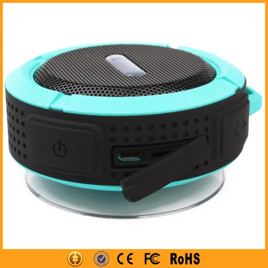 Portable Shower Speaker Waterproof Bluetooth with Suction Cup