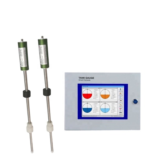 fuel tank gauge system console for petrol station